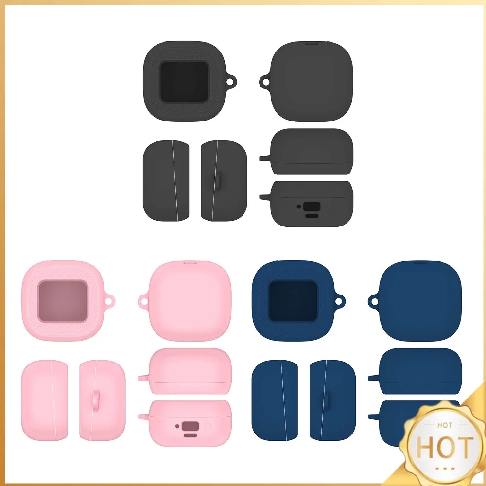 Outdoor Earbuds Case Cover for Soundcore Anker Liberty 5 Pro Max Silicone Non-slip Shockproof Carabiner