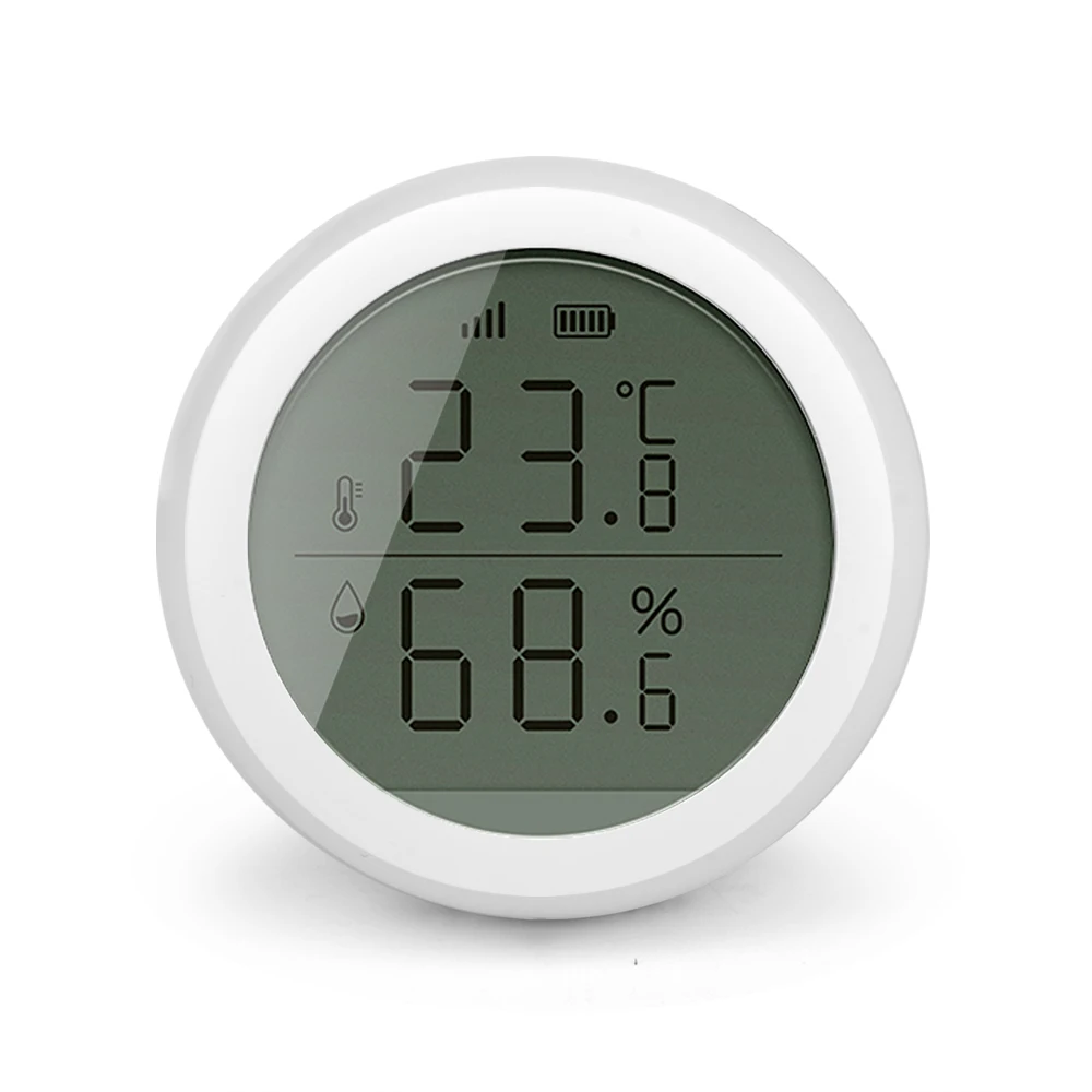 Imagem -04 - Sensor de Temperatura e Umidade Tuya Zigbee Casa Inteligente Alta Precisão t & h Trabalhe com Hub Gateway com Display