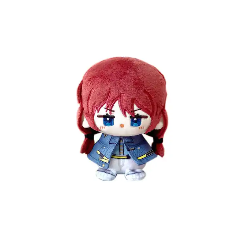 12cm Anime Iseri Nina Kawaragi Momoka Stuffed Plush Doll Sitting Toy Cartoon Subaru Awa Figure Keychain Pendant Xmas Gifts Prop