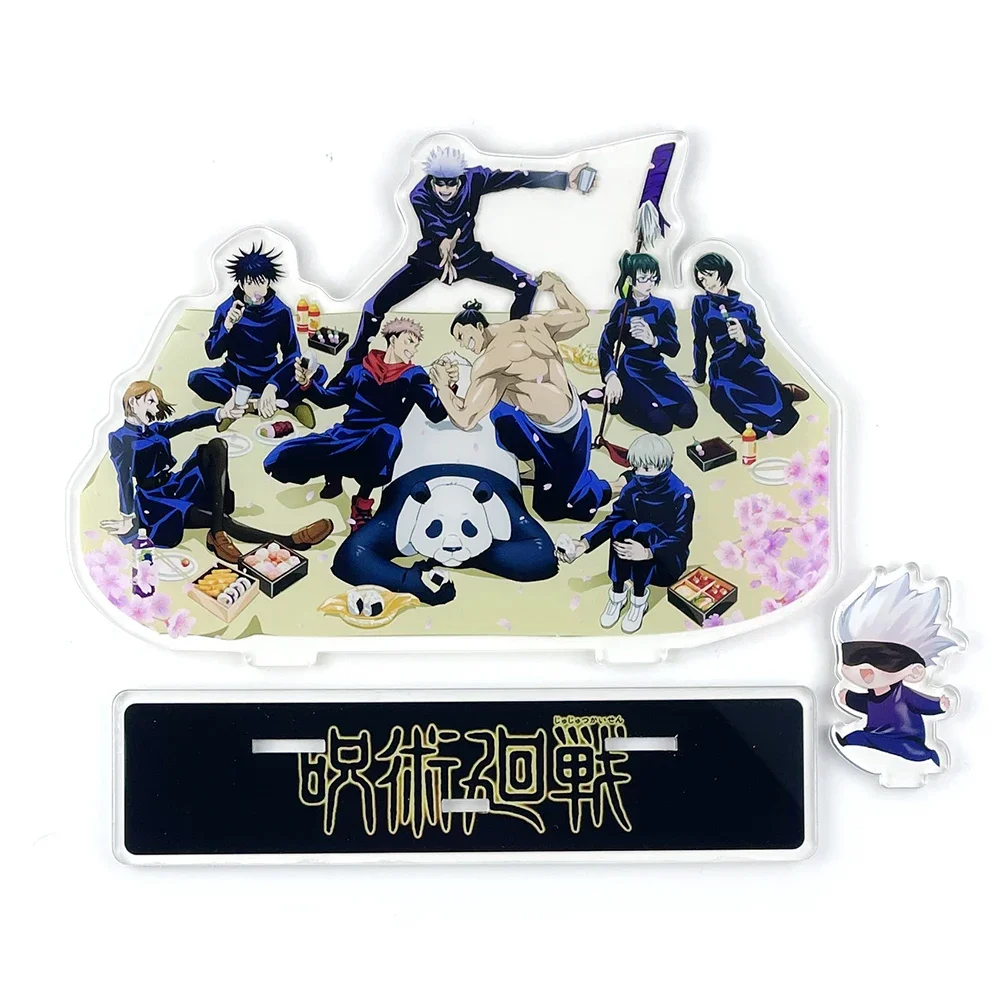 

BIG SIZE Jujutsu Kaisen group Itadori Megumi Kugisaki Gojo Maki Toge Panda acrylic standee figurines desk decoration