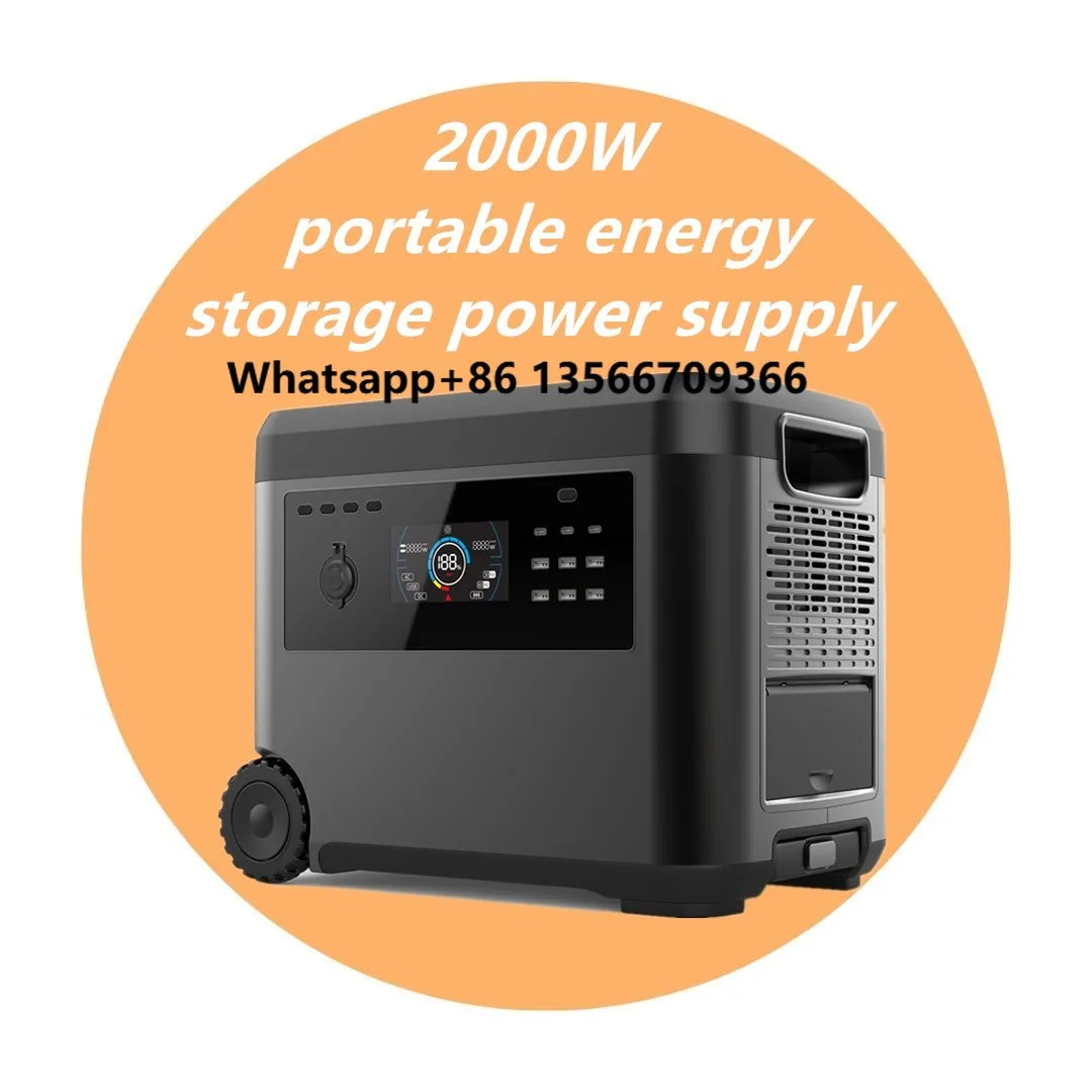

Home Energy Storage Portable Power Station 2500w Solar Generator Camping Home Generator Solar Panel and Battery Pack