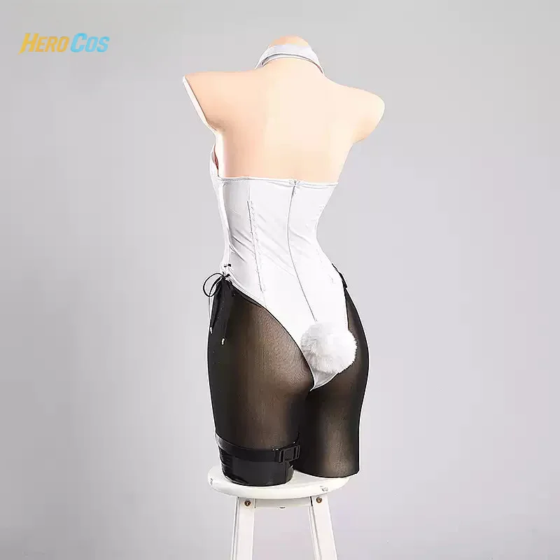 Game Browndust2 Aynil Cosplay Costume Bunny Girl Jumpsuit Hallowmas Christmas Role Play Women HERO Cos view 2