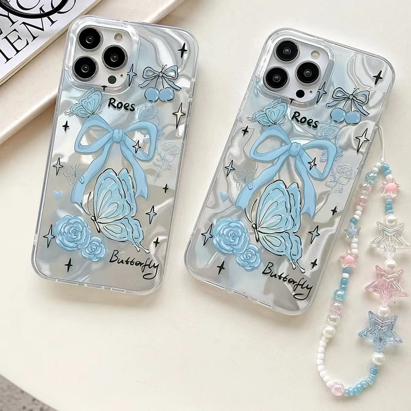 Bow Cherry Case For Honor X8C X7C X9C 200 90 Smart X7B X6 X8B X9B X8A X7A X8 X9A X6B X5B X5 X6A Plus Magic 7 6 5 4 70 Lite Cover