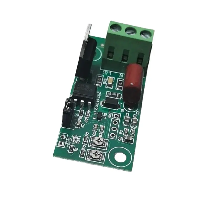 Automatic On-Off With Indicator Light 220V AC Flashing Light Controller Module Adjustable Light Function 1Pcs