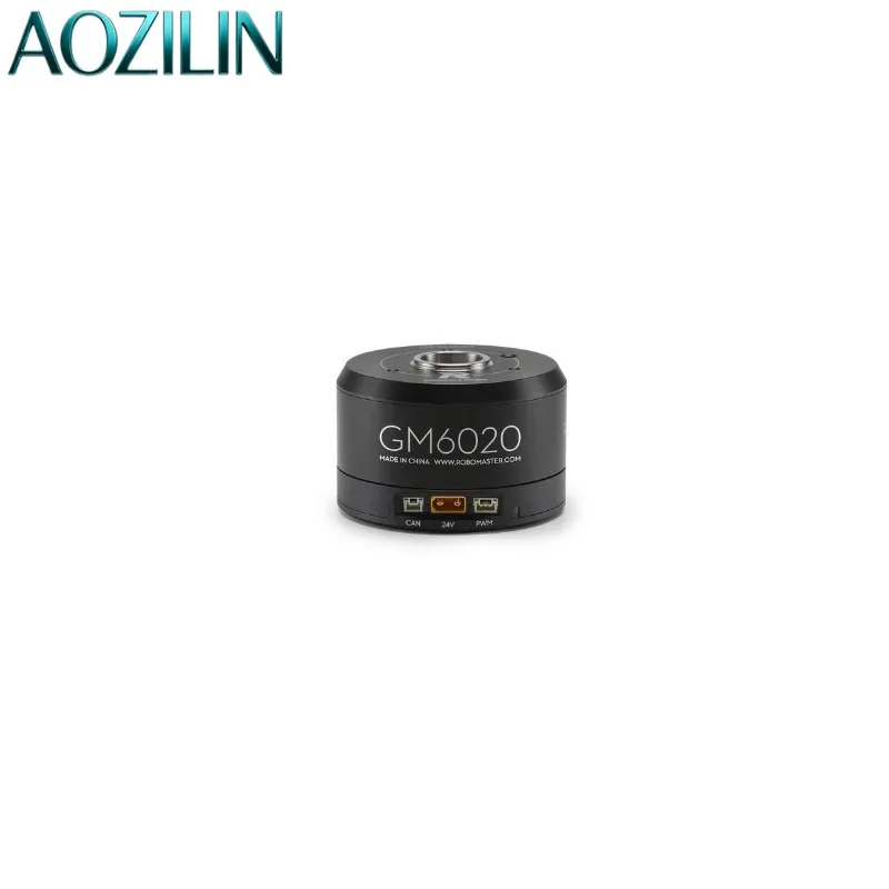 AOZILIN GM6020 Integrated BLDC Hollow Shaft Servo Motor 24V High Torque CAN PWM Control for Robot Arm Gimbal