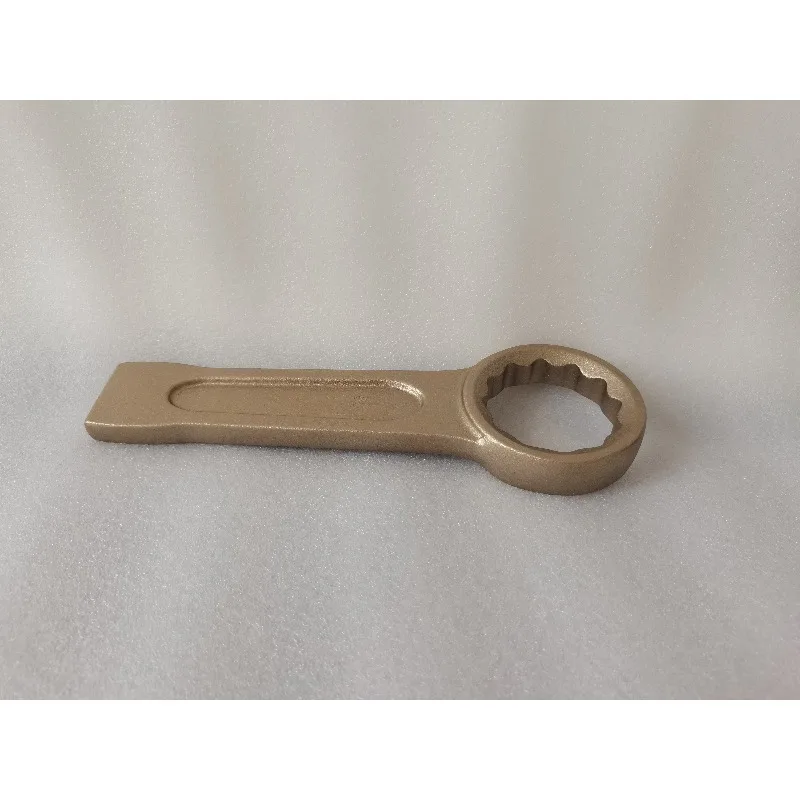 Non Sparking Tools Aluminum Bronze Slogging Ring Wrench 28mm  Suitable for various fields
