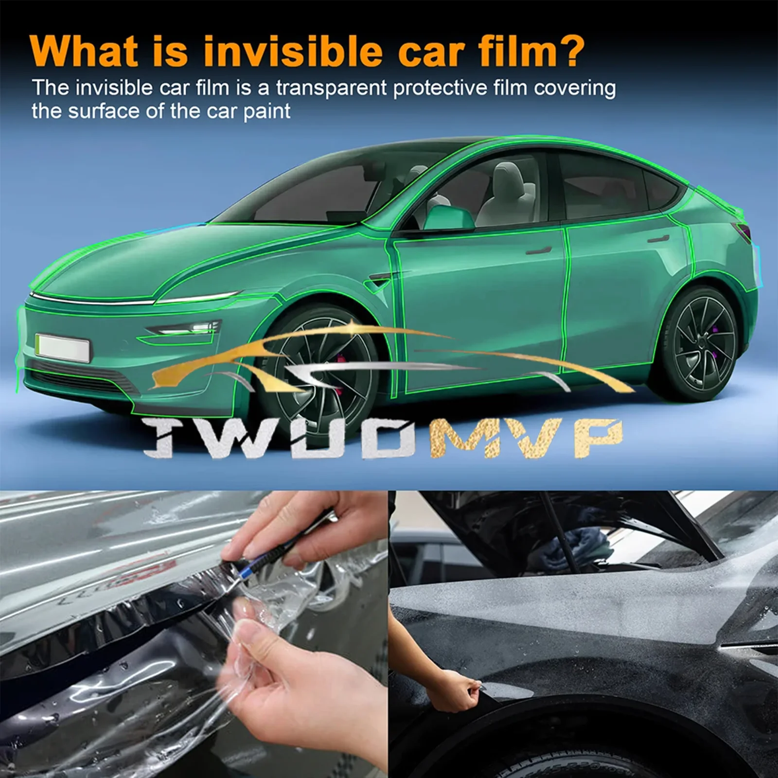 

Защитная пленка для кузова Tesla Model Y Juniper 2025-2026: самовосстанавливающаяся, антицарапийная, PPF-пленка, аксессуары, наклейка на кузов