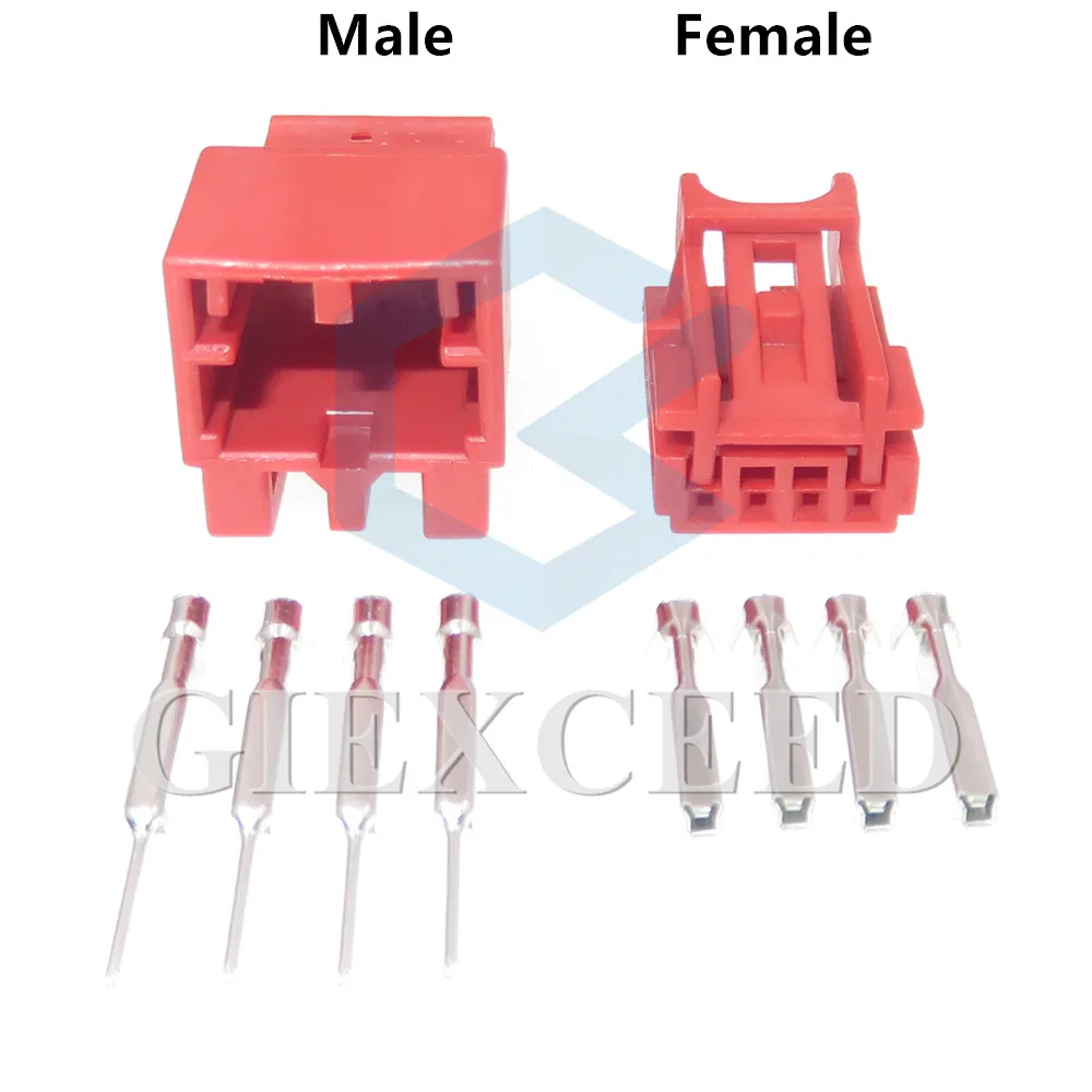4 Pin 0.6 Series Auto Reverse Mirror Socket 8K0973754B 8K0972994B Adjusting Door Atmosphere Light AC Assembly Plug 1670988-3