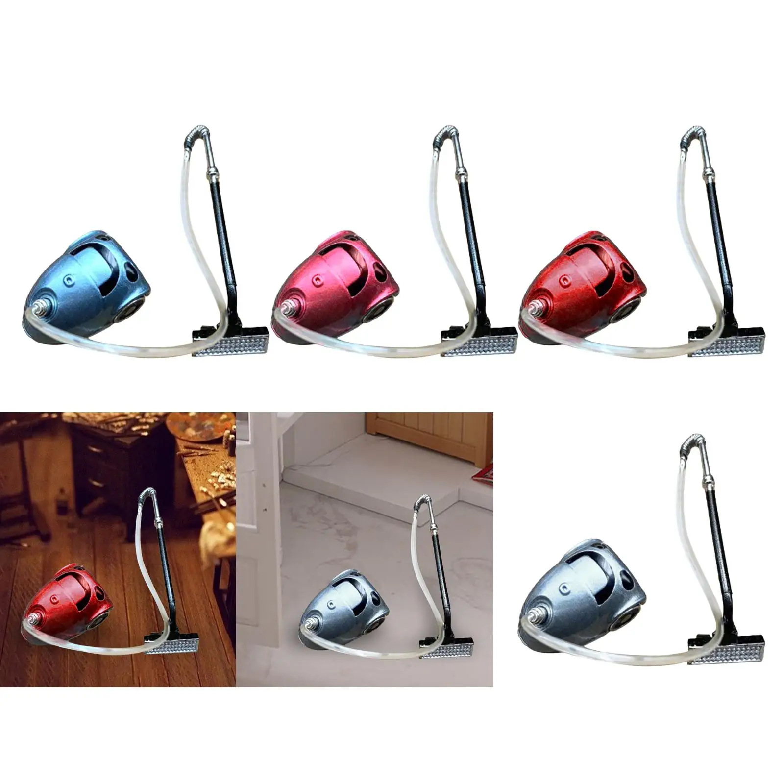 Aspirateur pour maison de poupée, décor Miniature pour maison de poupée, 1/12