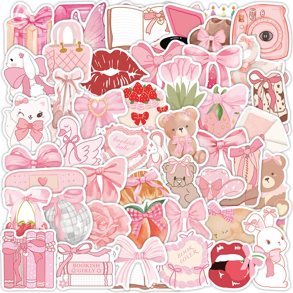 50PCS Rosa Fun Park Graffiti Aufkleber Dekorative Gitarre Gepäck Skateboard Wasser Tasse Notebook DIY Telefon Fall Wasserdichte Aufkleber