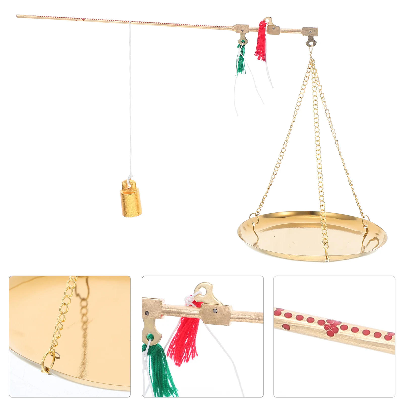 

Медицинские весы в старом стиле, 250 г, медные традиционные инструменты для взвешивания трав для кухни, выпечки, приготовления пищи, портативные мини-весы