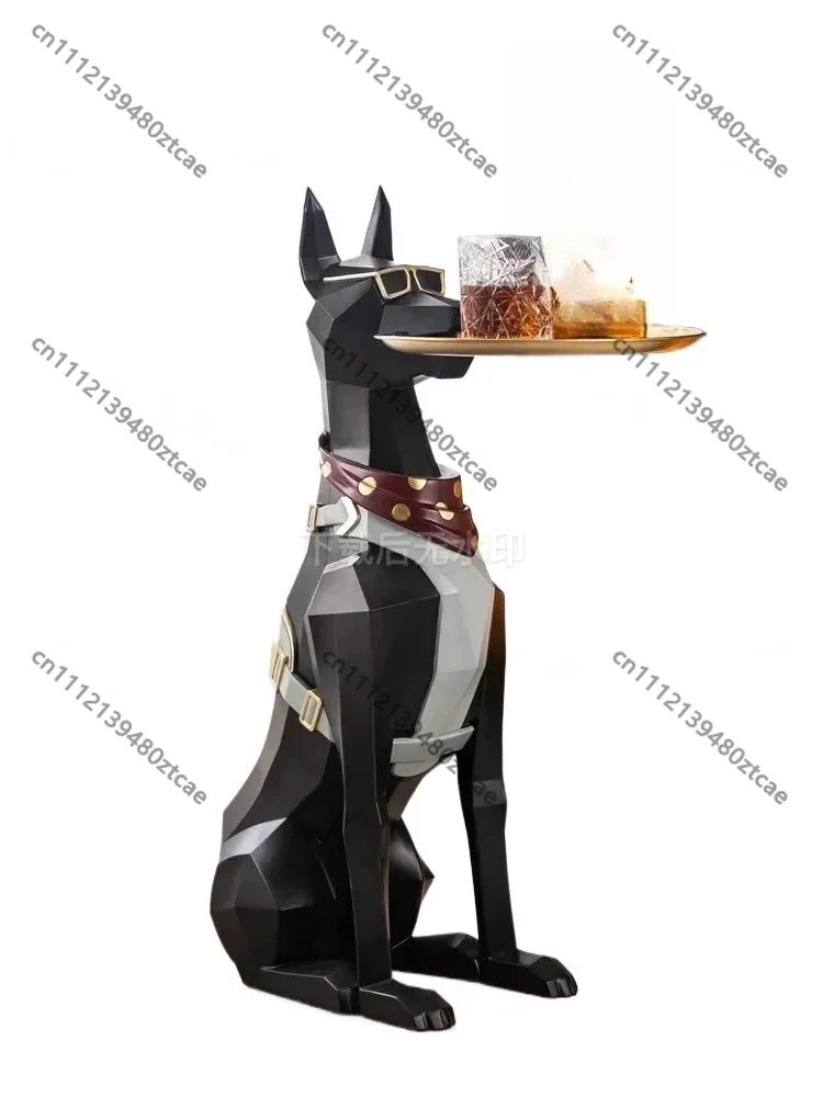 Modern Large Floor Sculpture Statue, Living Room Multifunctional Storage Box, Creative Home Indoor Display Decor Ornament