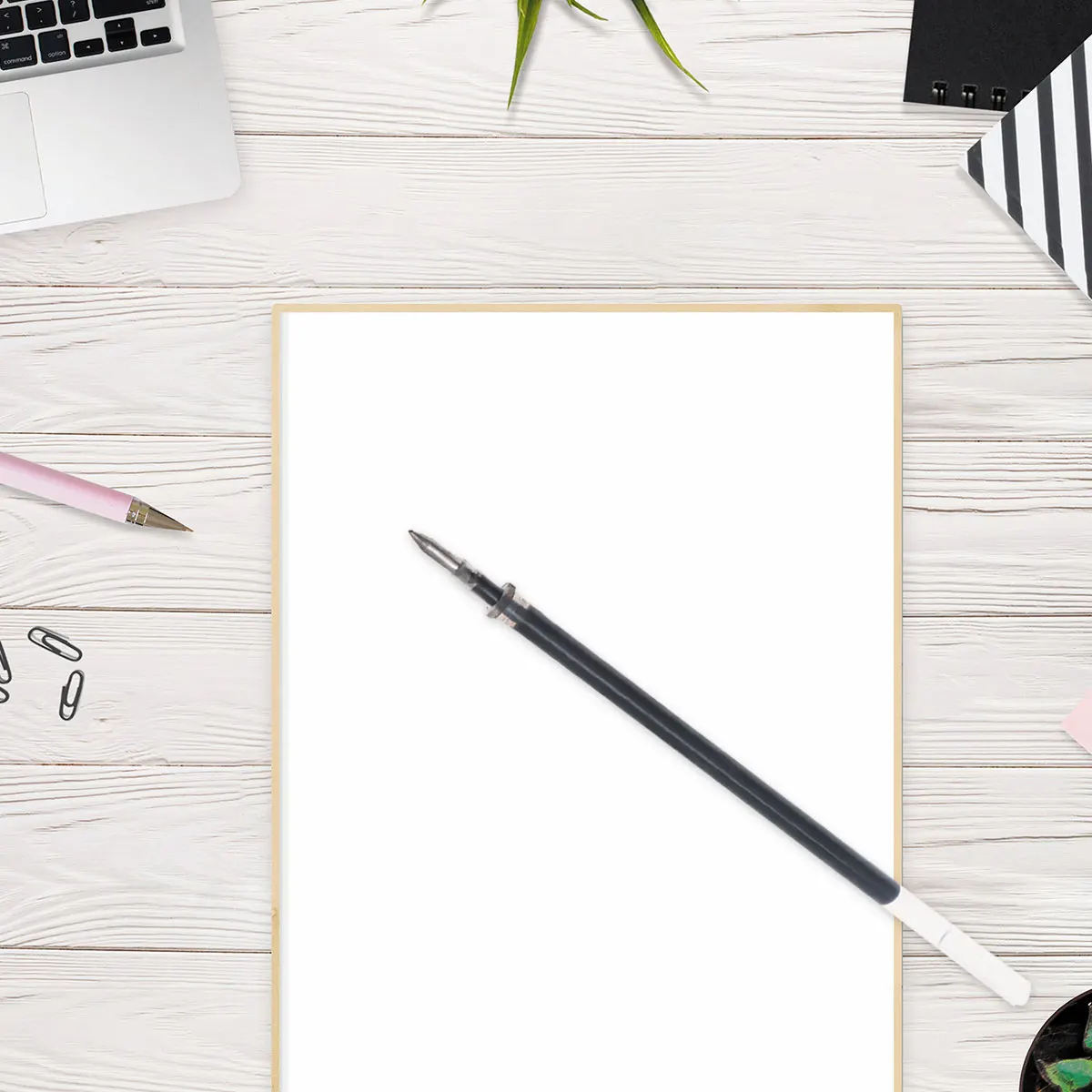 

12pc Gel Pen Refills Black Ink 0.7mm Smooth Writing Non Toxic for Crafting Coloring Journals Sketching Study