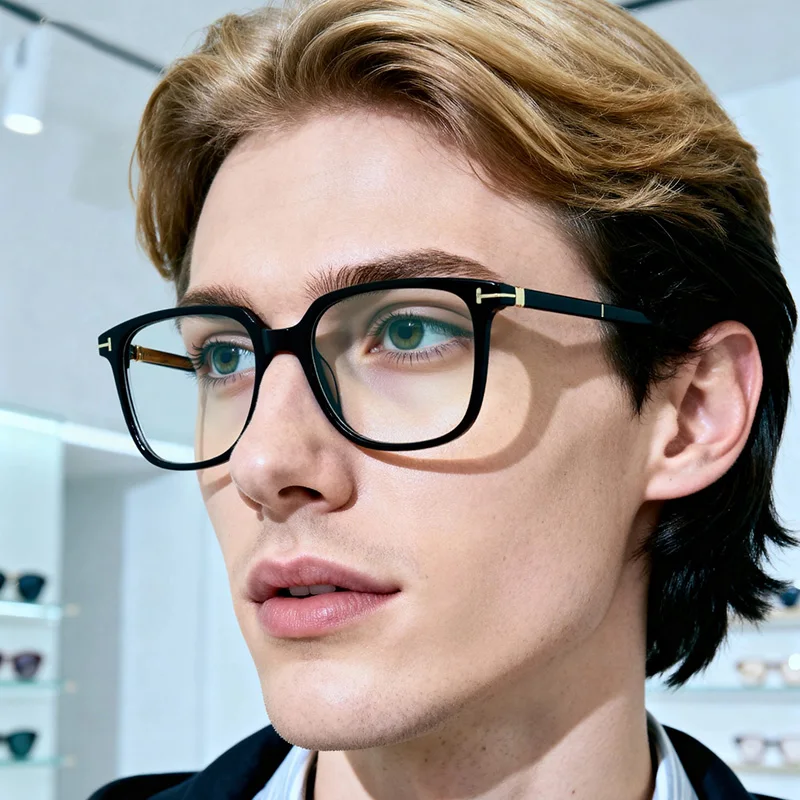 Gafas ópticas Retro de lujo para mujer, anteojos con diseño de nicho clásico y elegante, montura de acetato texturizado de alta calidad