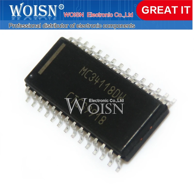 10PCS L9848 MC145151DW2 MC34018L MC34118DW MC908JL8CDWR MCP23017-E/SO MCP23S17-E/SO MP3389EY MP3399EY MS6714G