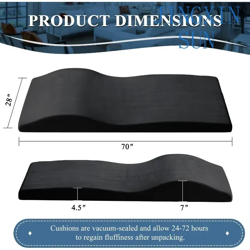 Massage Bed Topper - High Density Foam Lash with Soft Touch Short Plush and Ergonomic