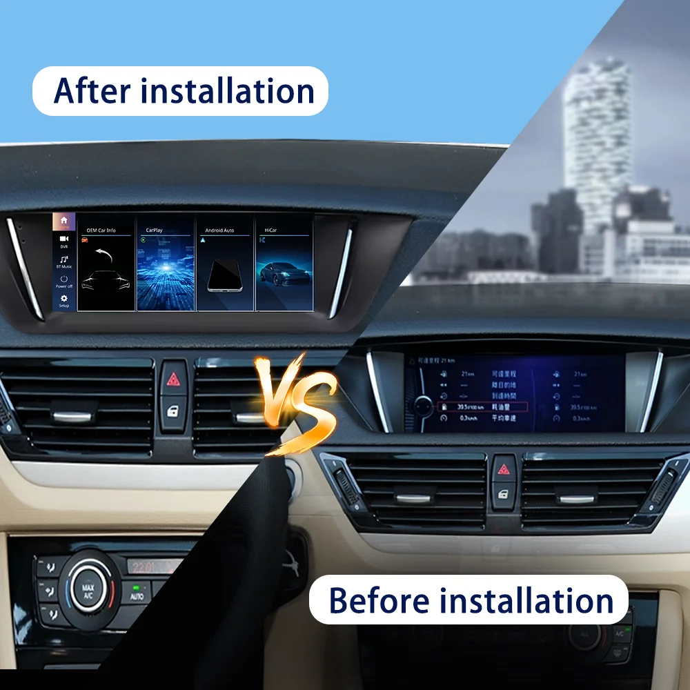 8.8'' NEW Car Multimedia Player For BMW X1 E84 2009 2015 CIC CarPlay Android Auto Touch Screen Unit Video BT Display Monitor