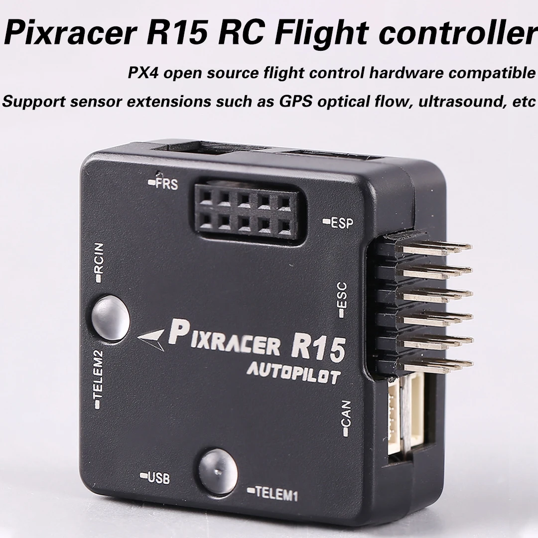 PIXRACER R15 piloto automático Xracer PX4 Pixhawk controlador de vuelo M8N/M9N/M10 GPS radio telemetría V6 Set RC Quadcopter Ardupilot