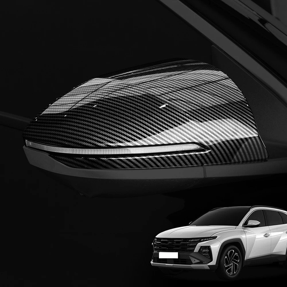 

Rearview Mirror Cover Cap Side Door Reverse Mirror Shell Housing For Hyundai Tucson 2025 2026 Body Kits Exterior Accessories