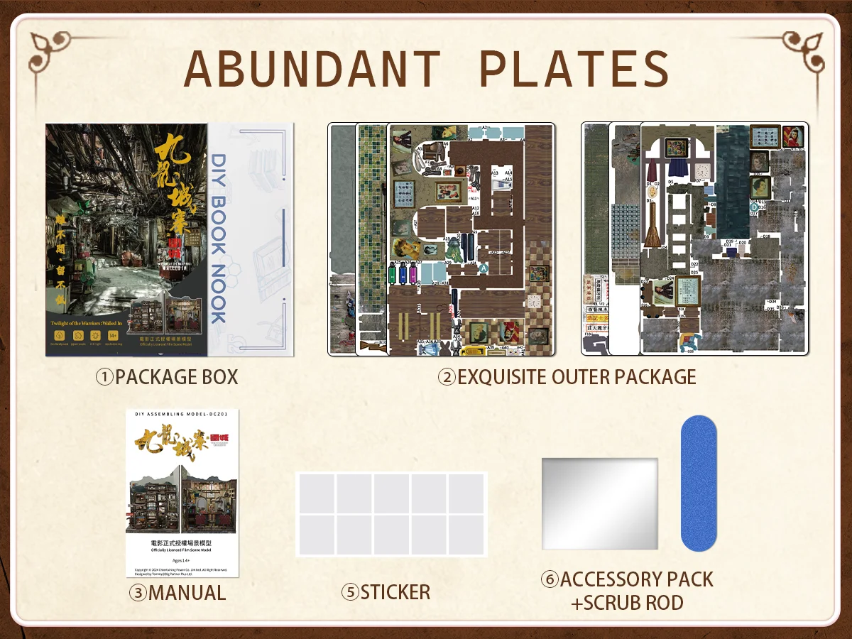 CUTEBEE 3D Buchs tützen DIY Puppenhaus mit LED-Licht 3D Puzzle Modell Gebäude Holz Bücherregal Buchs tütze Spielzeug Erwachsene Geburtstags geschenk