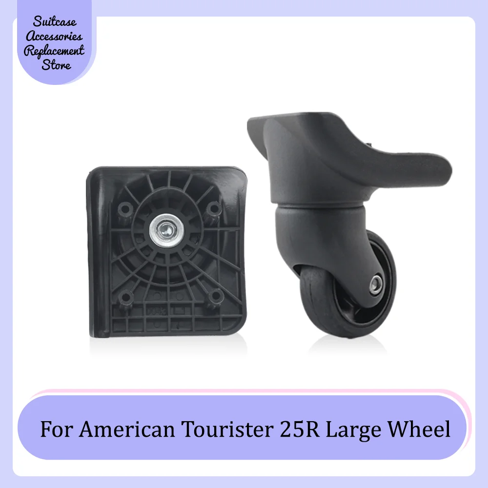 For American Tourister 25R Large Universal Wheel Replacement Suitcase Smooth Silent Shock Absorbing Durable Accessories Wheels