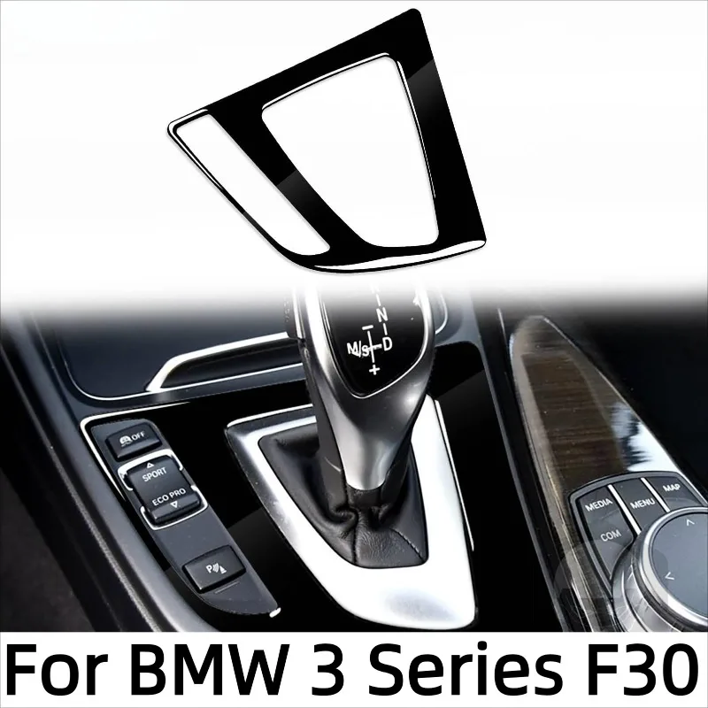 Gear Shift Panel Cover,For BMW 3 Series F30 Accessories 2019/2018,Anti-Fingerprint Anti-UV Stable Wear-Resistant 2012-2017