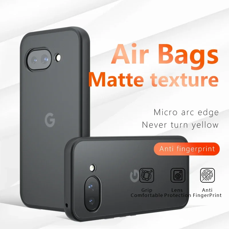 For Google Pixel 9A TPU Border Case Cover 3D Intergrated Button Case Google Pixel 9A Pixel 10A