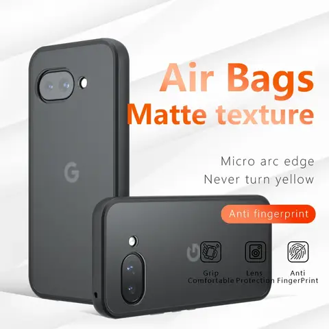 For Google Pixel 9A TPU Border Case Cover 3D Intergrated Button Case Google Pixel 9A