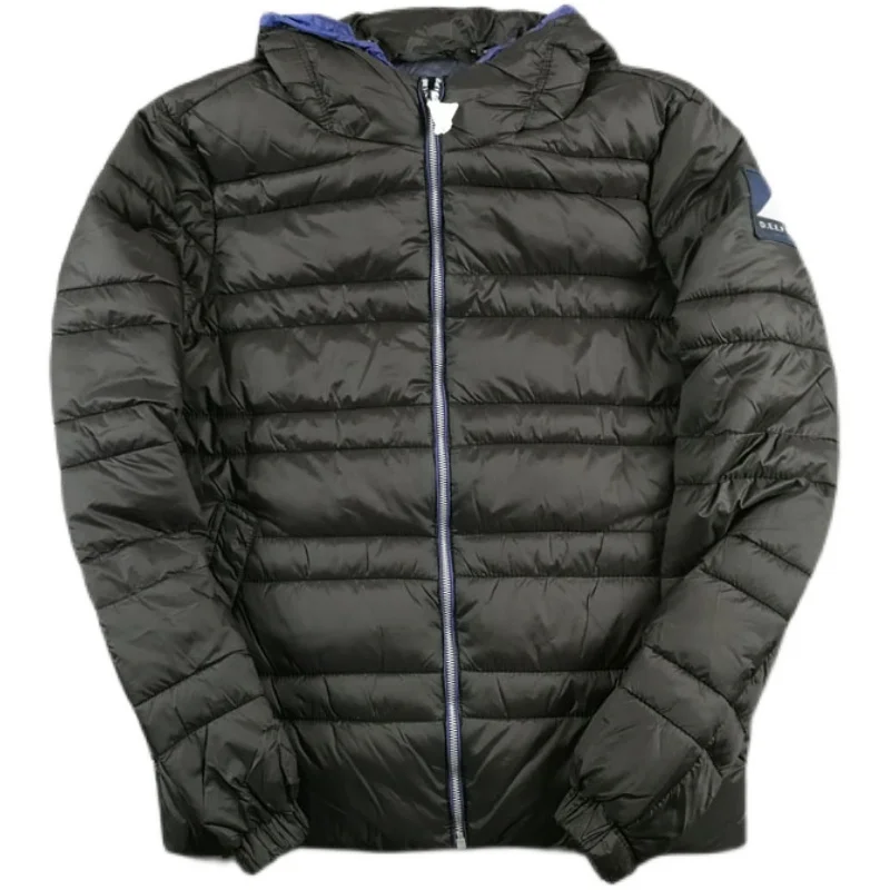 

Men's Outdoor Windproof Thiened High Fluffy Lightweight Warm Sports Casual Hooded Cotton Jaet Cotton Coat Youth ular
