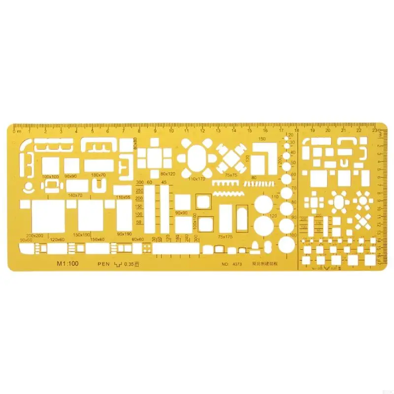 W89C Decorador interiores Diseño muebles Plantilla arquitectura arquitectura Dibujo regla