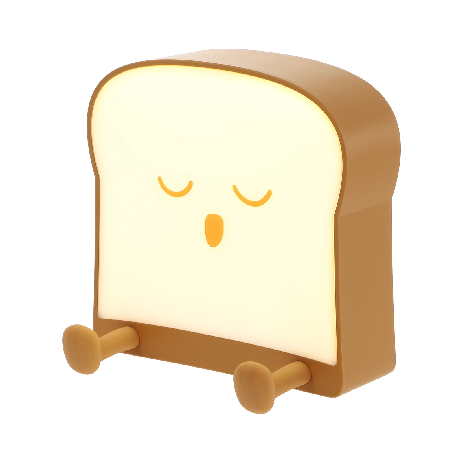 

1set 1Set Toast Led Night Usb Toast Shape Night Light Rechargeable Bedside Lamp For Bedroom Home Nursery Decorative Light