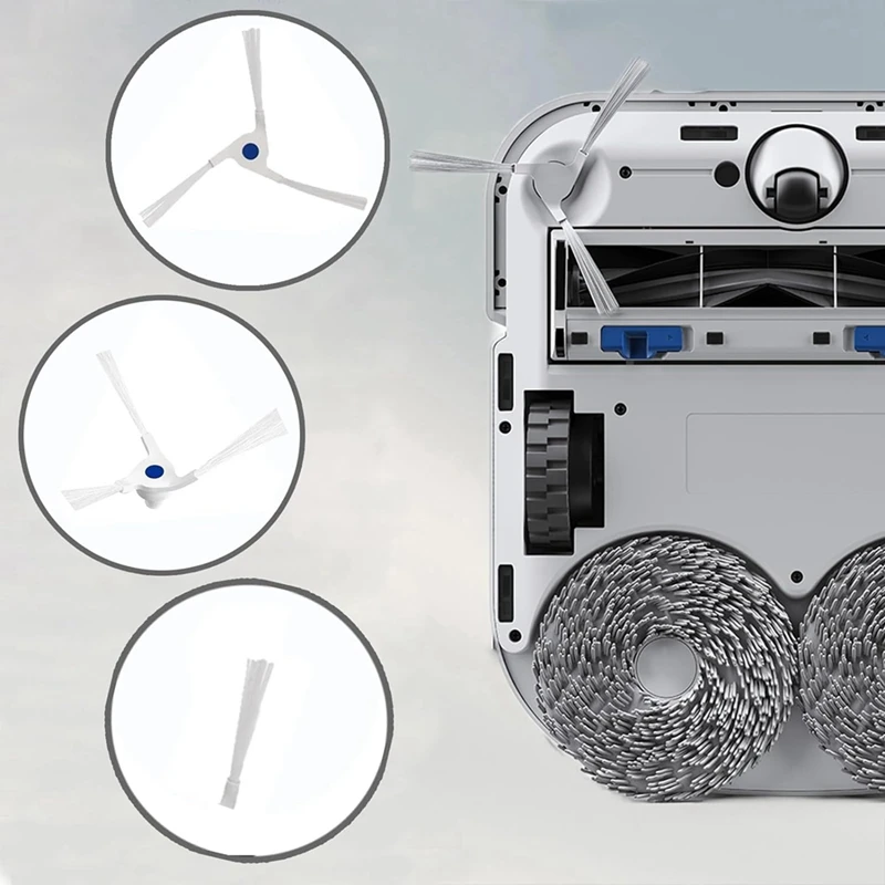 

Комплект аксессуаров для робота-пылесоса Ecovacs Deebot X2 Omni/X2/X2 Pro/DEX86, основная щетка, боковая щетка, мешки для пыли