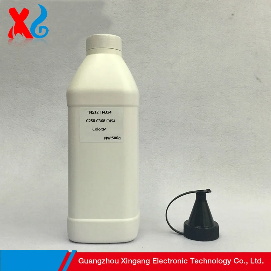 500g Japan Refill Toner Powder for Konica Minolta C258 C308 C368 C454 C454e C554 C554e TN512 TN324 Universal Color Ink