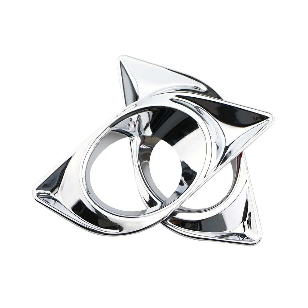 Car Front Fog Light Cover Trim for Nissan Sunny Versa Latio Almera 2014 - 2017 Fog Lamp Decorative Chrome Sticker Accessories view 5