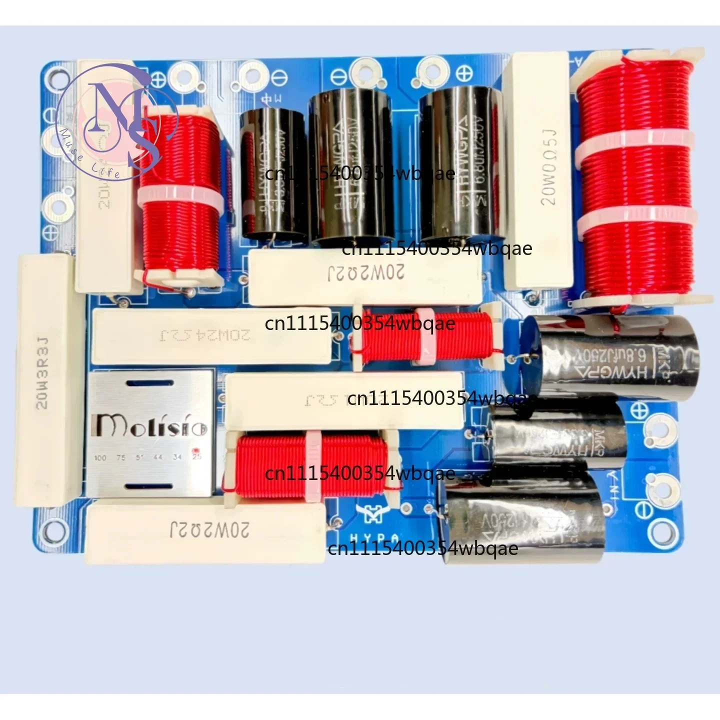 ZOCI-600W 3 Way Crossover Audio Board Treble Mid Woofer HIFI 8-12 inch Professional Floor Speakers Divider 800HZ 2.5KHZ 1pcs