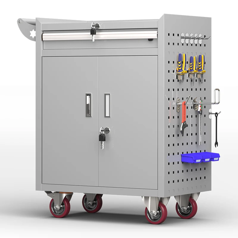 Auto repair tool cart mobile workshop assembly multi-layer drawer type hardware tool cabinet storage thickened maintenance troll