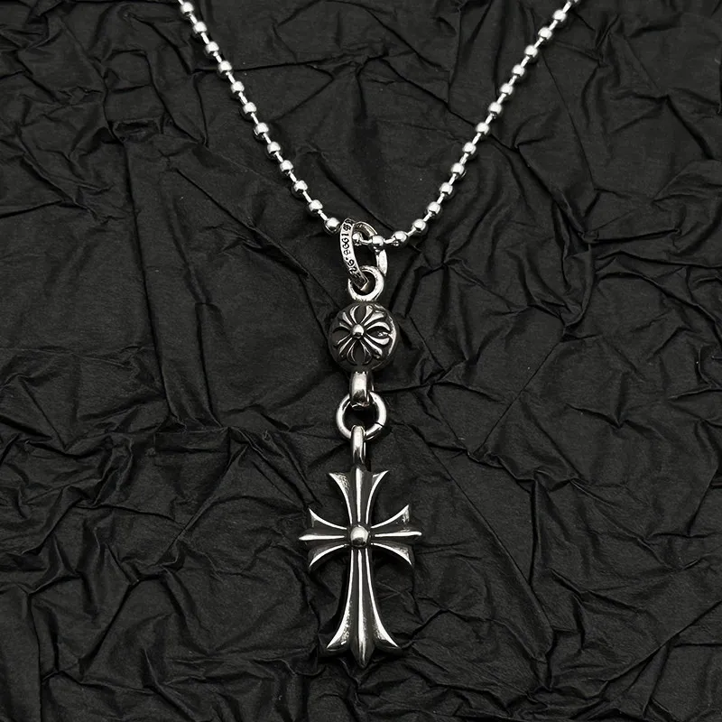 Nuevo Collar para Hombre y Mujer, Estilo Vintage, Accesorio de Moda de Alta Gama, Plata 925