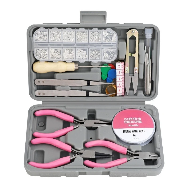 17Pcs Mini Pliers Jewelry Making Tool Set, Handmade DIY Craft Combination Tools for Women Jewelry Making Repair