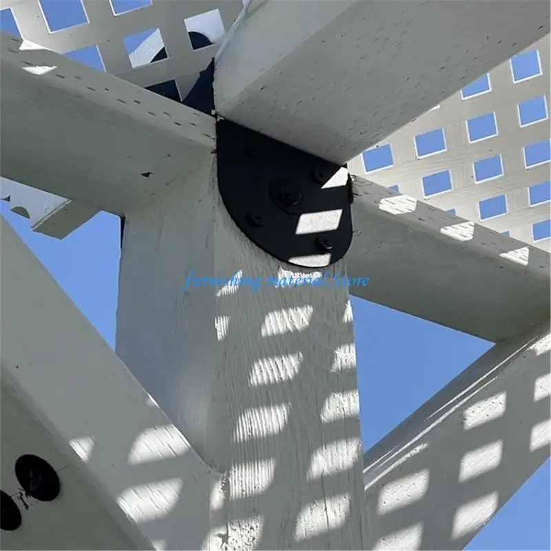 Y5GD 14 Gauges Post Base Steel Post Mooring Connector Top Decks Brackets for Connecting