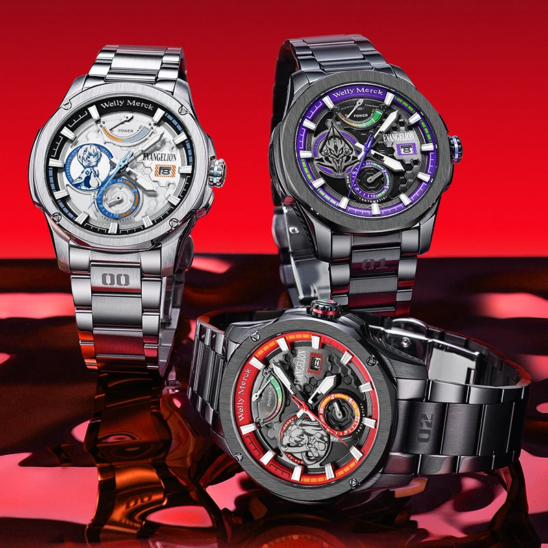 

Часы WM Автоматические механические часы Водостойкие классические повседневные деловые мужские часы Часы Welly Merck