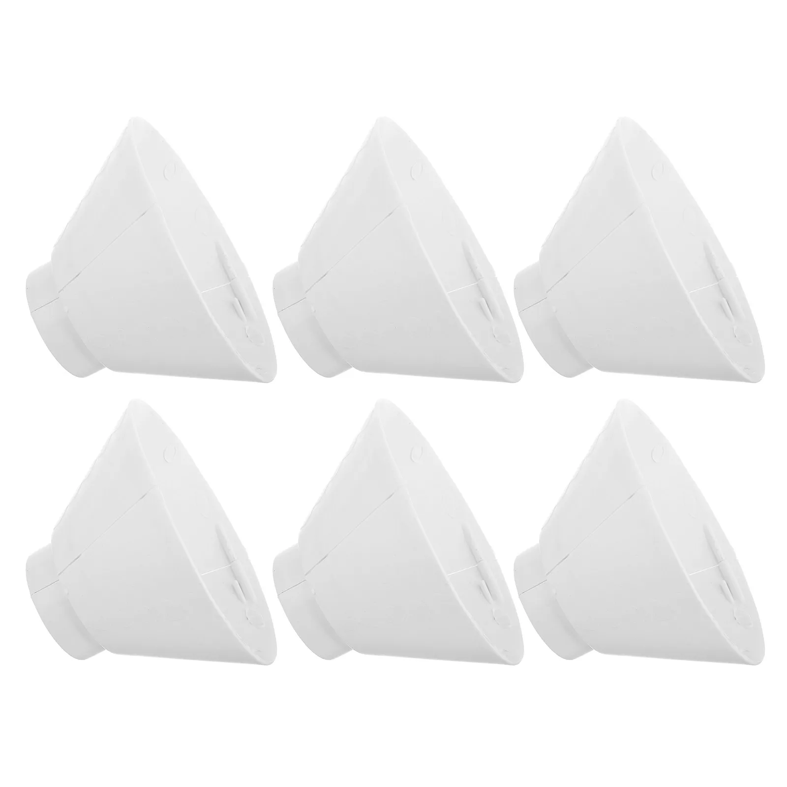 6Pairs Plastic Lampshade Replacement Horseshoe Cover for E27 Pendant Light Ceiling Light Bedroom Lamp Shade Holder Lighting