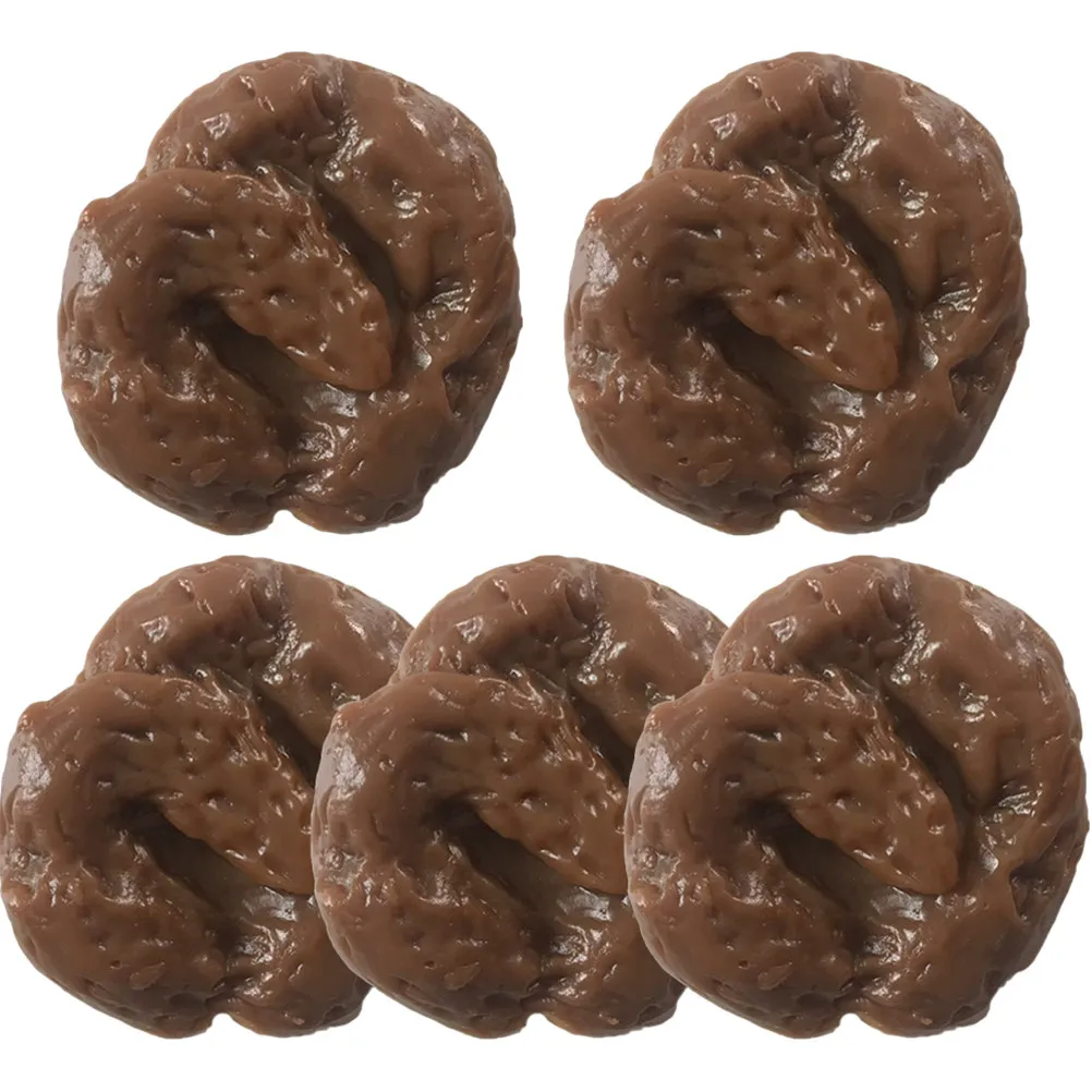 

5Pcs Fake Poop Halloween Prank Props Realistic Fake Cow Poo Party Funny Tricky Prank Decoration Tricky Props Toys