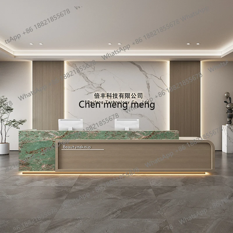 

Light Luxury Sales Reception Desks Work Welcome Adult Industrial Reception Desks Service Commericial Escrivaninha Furniture