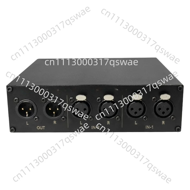 Balanced Audio Switcher, 2 In 1 Out / 1 In 2 Out Lossless Signal Selector Splitter