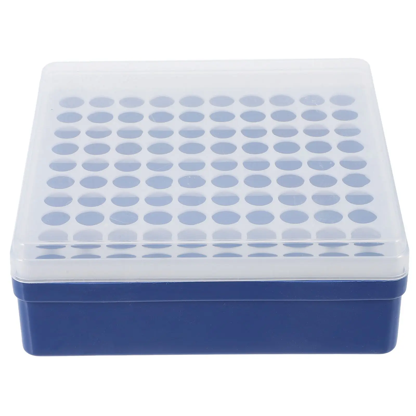 

100 Holes Tube Box Experimental Consumables Plastic Laboratory Test Sample Tubes Box Tubes Storage Organizer