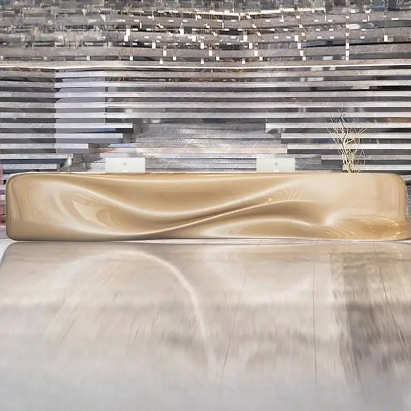Simple Modern Reception Desks Company Painting Fashion Special Shape Reception Desks Consulting Creative Empfangstheke Furniture