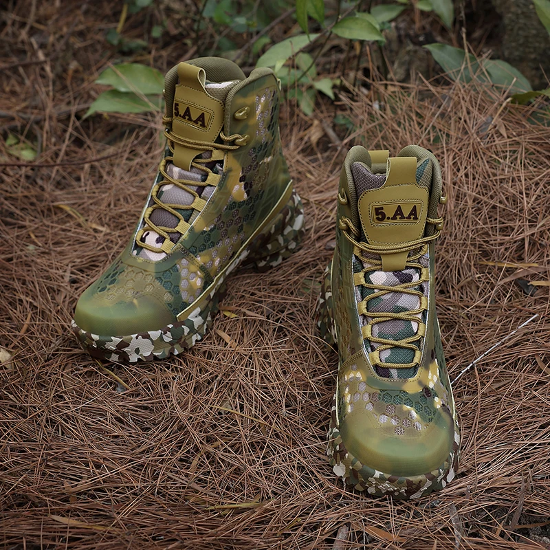 Men's Hiking Shoes, Outdoor Hiking and Fishing Shoes, New Hiking and Off-road Fashion High Top Sports Shoes Sizes 39-47