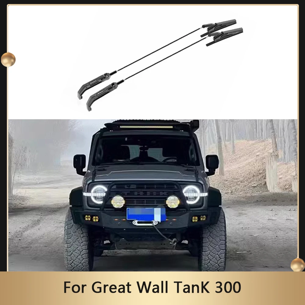 

Car Protector Obstacle Eliminate Steel Rope Limb Riser Branches Separator Cable Roof Spotlight Bracket For Great Wall TanK 300