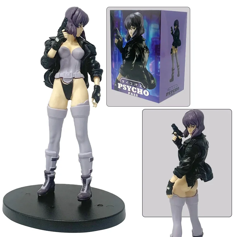 Auf Lager 18cm Anime S.A.C Action Figure Motoko Kusanagi Abbildung Modell Ornament Zimmer PVC Sammeln Modell Puppe Spielzeug Jungen Geschenke