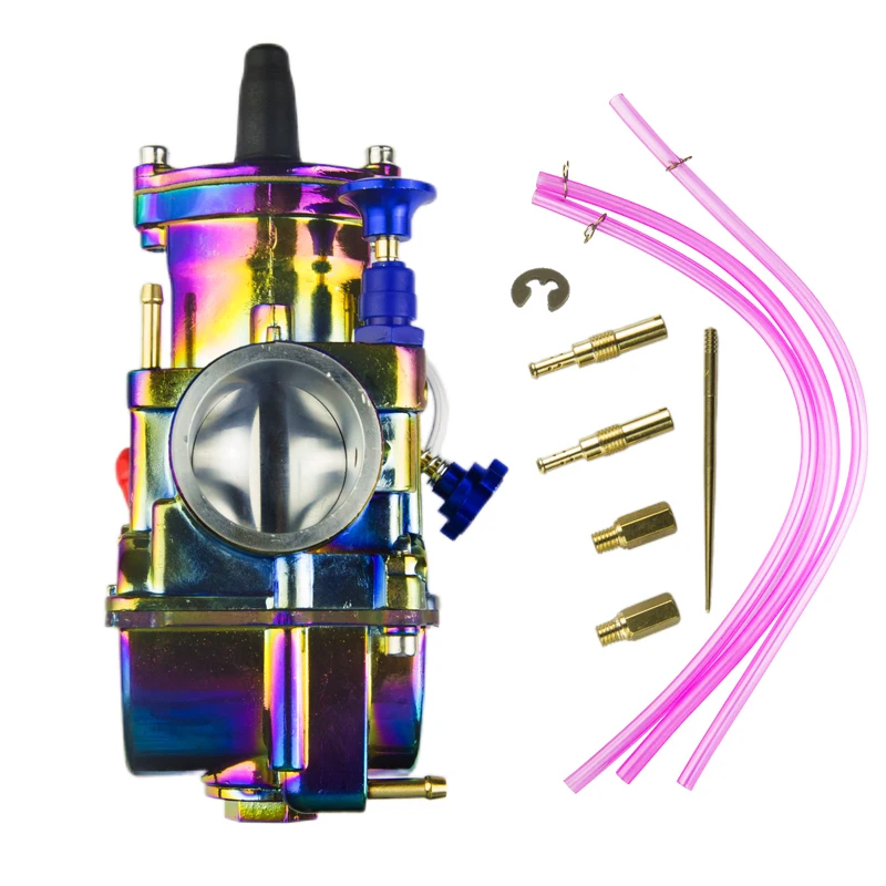 

Colorful 50cc-250cc Carburetor For Keihin 24 26 28 30 32 34mm 2T 4T ATV Quad KOSO PWK Go Kart Dirt Bike Carb With Free Power Jet